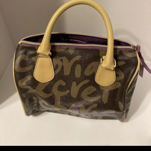 Victoria's Secret Women's Brown and Purple Bag Love Medium - Picture 7 of 11